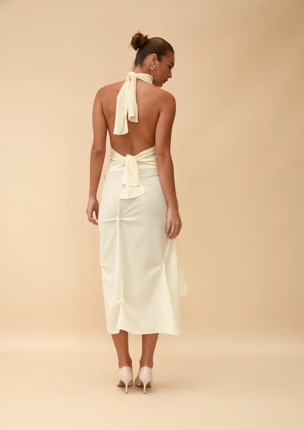 Koster Kulture Marbella Halter & Skirt Ivory Size S / AU 6-8 photo 3