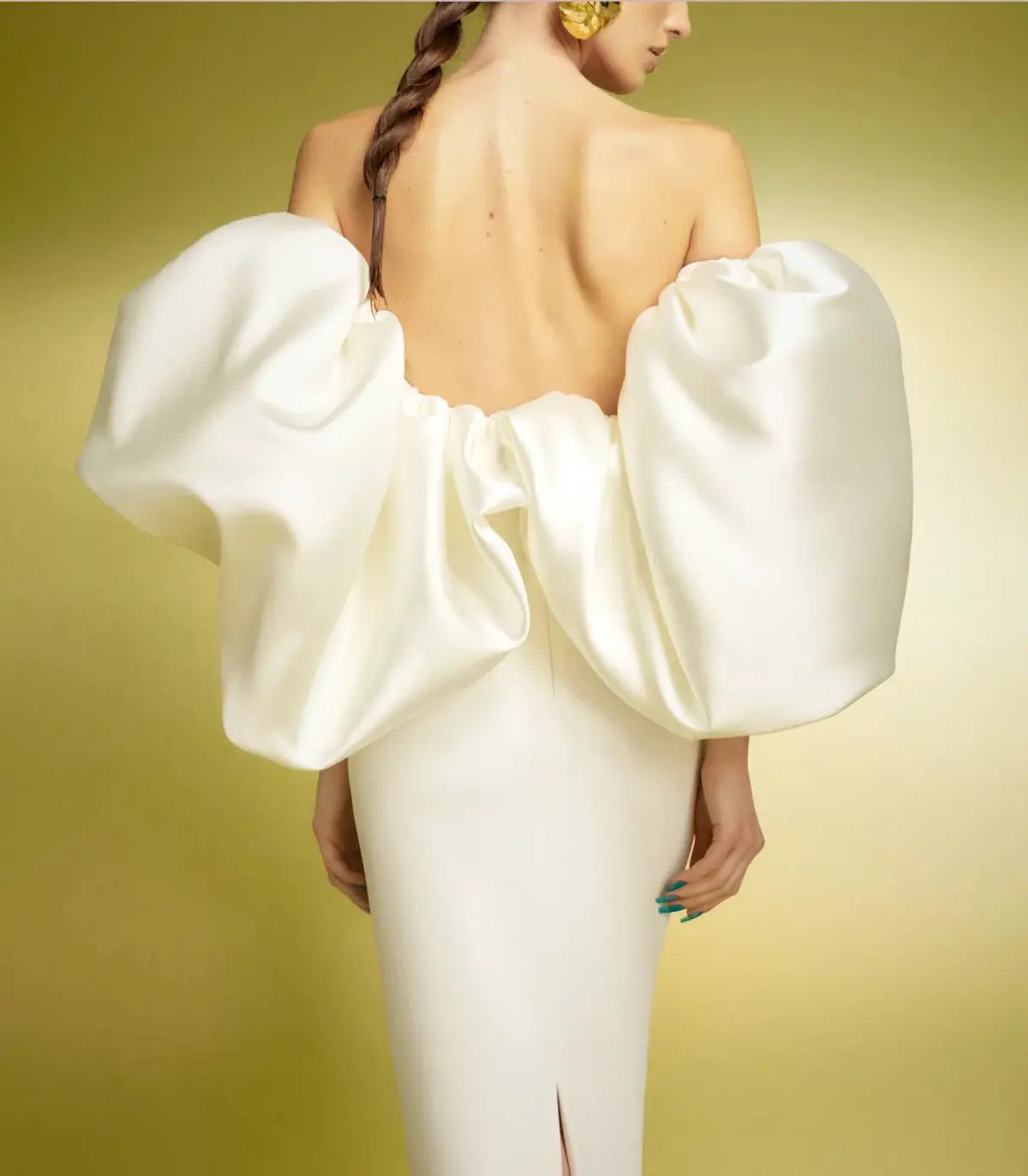 Solace London Pia Maxi Dress in Cream Size 10 photo 2