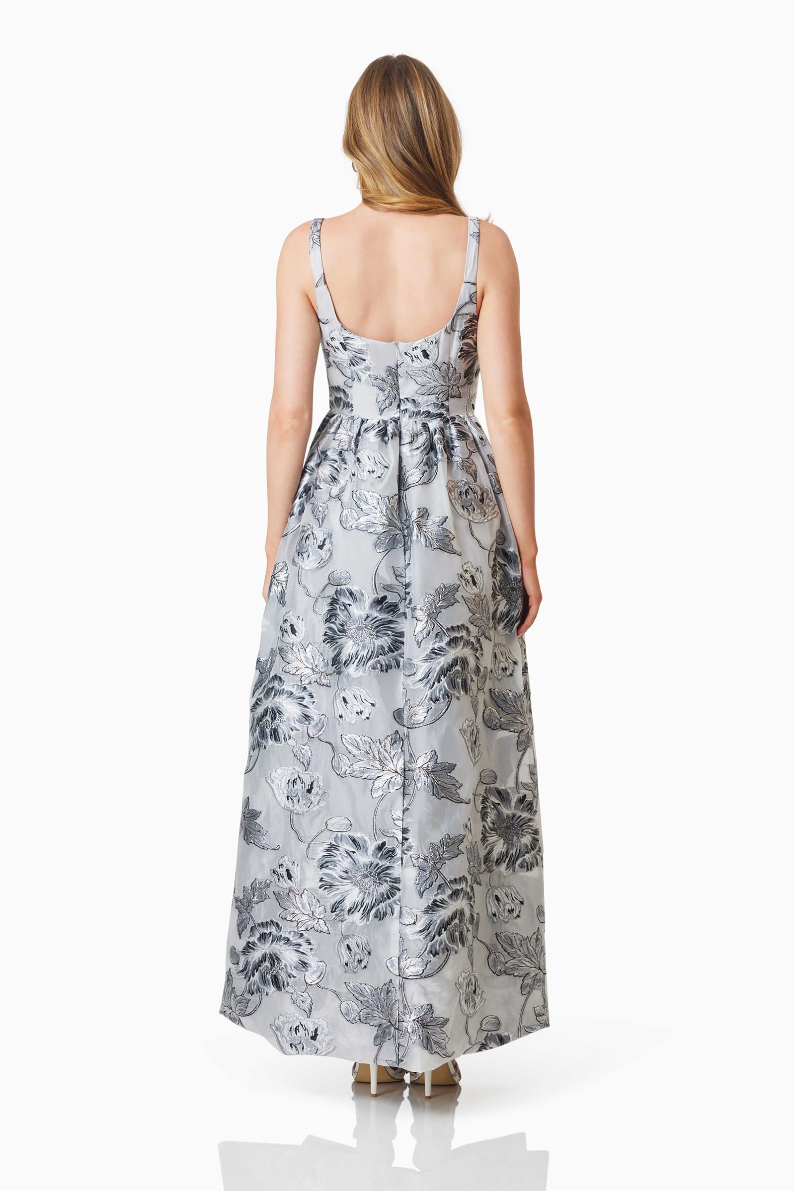ELLIATT BLOSSOM HILO GOWN - SILVER MULTI photo 4