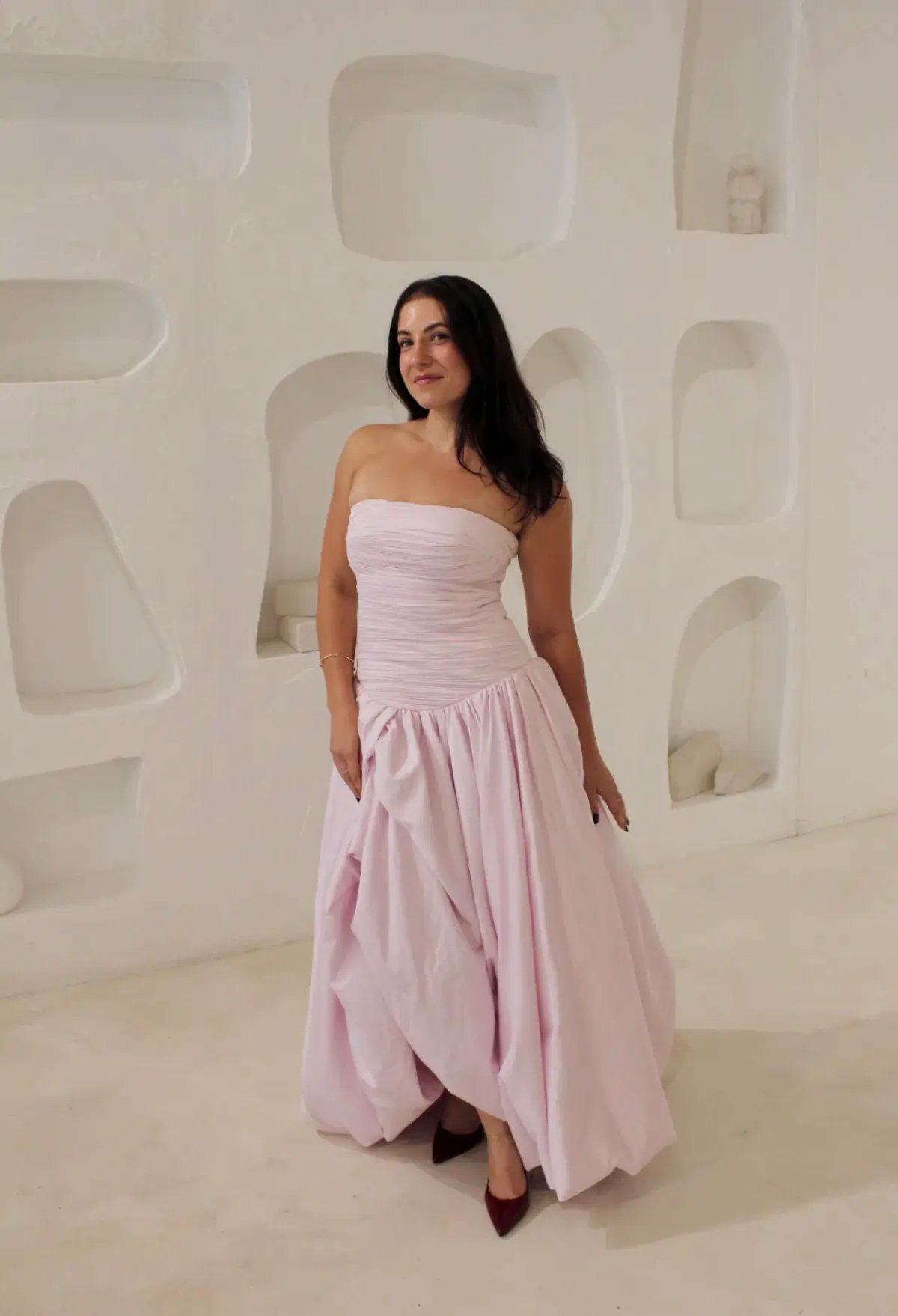 Aje The Label Bubble Hem Gown Violette Size 10 photo 4