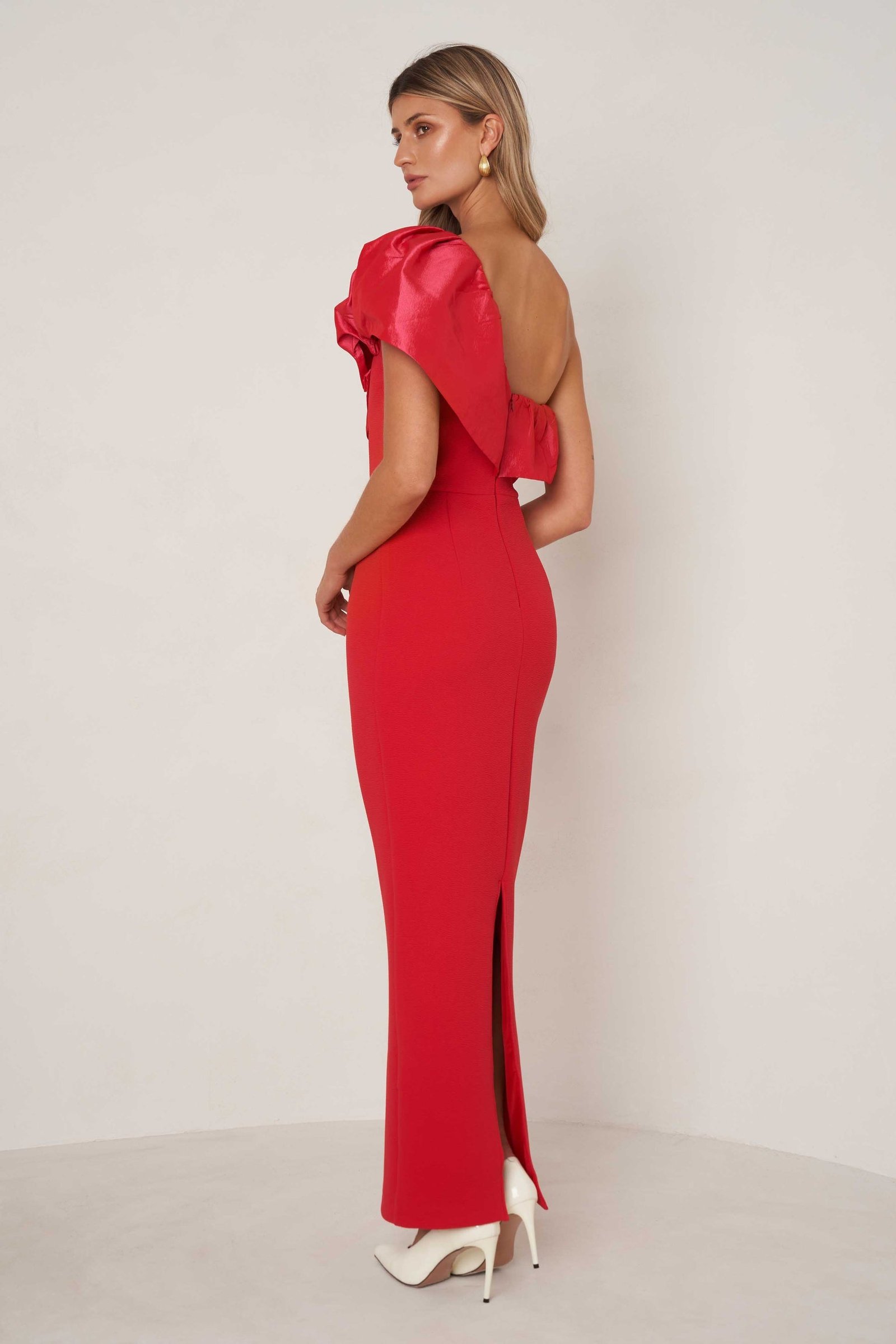 ELLE ZEITOUNE NAOMI DRESS - RED photo 6