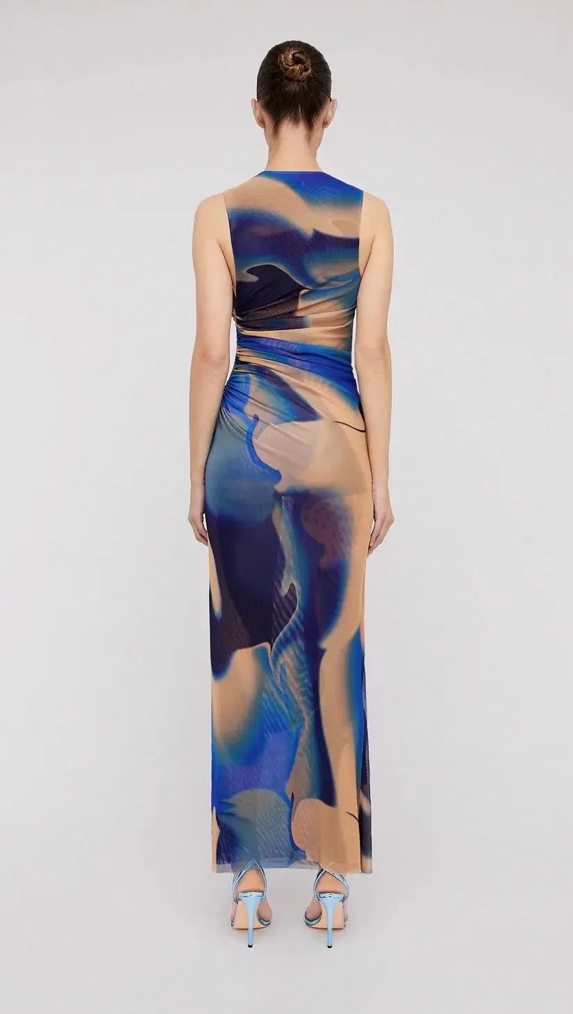 Scanlan Theodore Italian Watercolour Dress Multi Size 6/XS photo 3