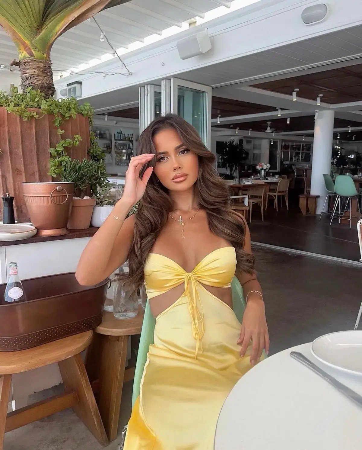 Lane + Sass Lucy Lemon Gown Yellow Size S/AU 8 photo 4