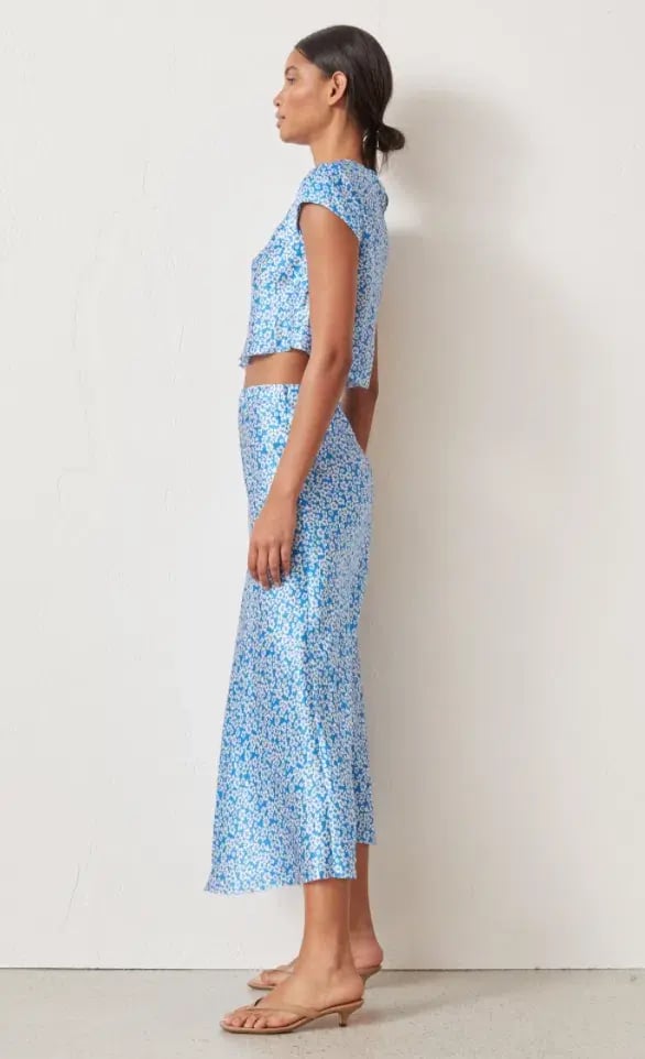 Bec & Bridge Alizee Top and Skirt Set Blue Size 10 photo 2
