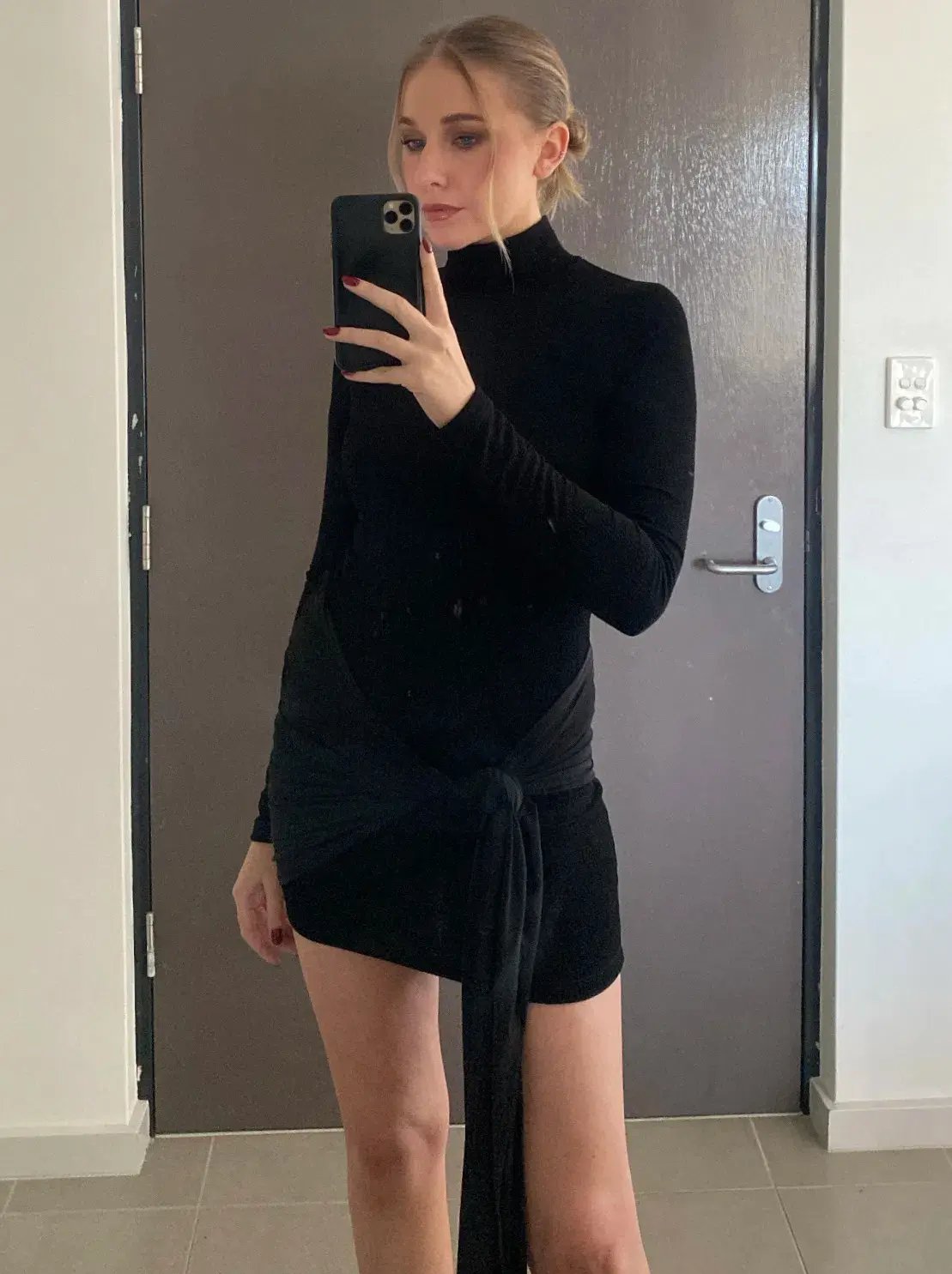 With Harper Lu Textured Wrap Dress AU 8 photo 3
