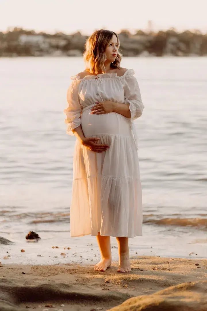 Co and Ry Goldie Maxi Dress White One Size photo 2