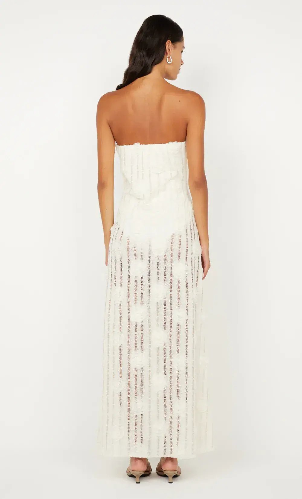 Bec and Bridge Amelie Strapless Dress in Ivory Size 6 photo 3