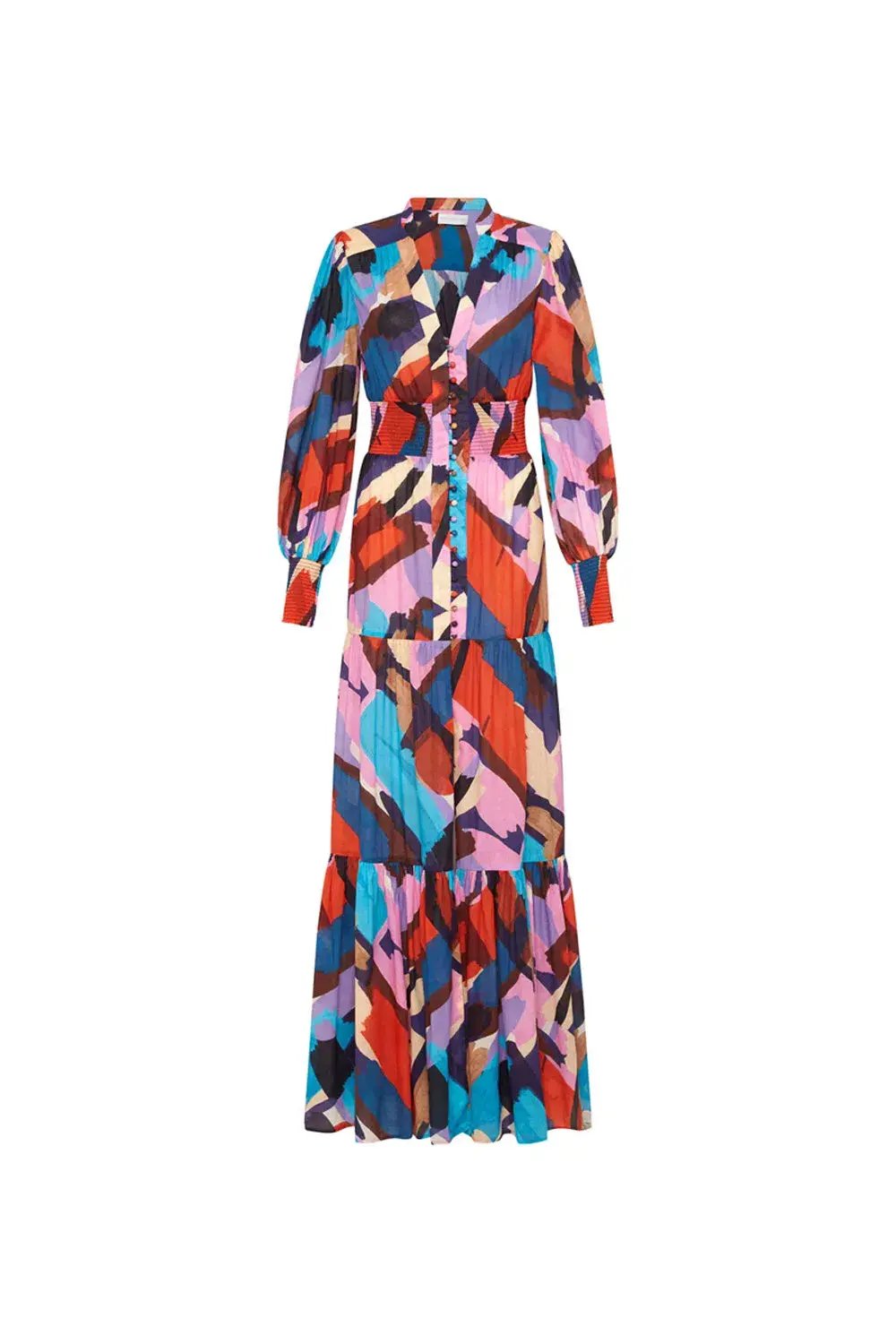 Rebecca Vallance Malaga Maxi Dress Multi Size 12 photo 5