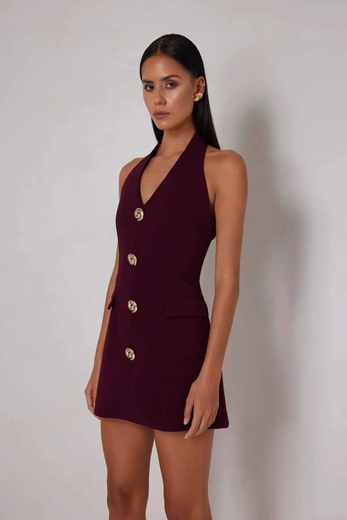 Elle Zeitoune Jillian Deep in Plum in Size 10 photo 4