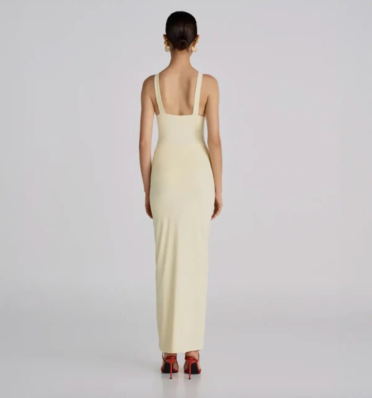 Maygel Coronel Vanilla Alquimia Midi Dress Yellow Size 6/XS photo 2