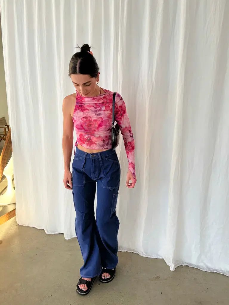 I.AM.GIA Jamari Top Pink Floral Size XXS / AU 6 photo 6