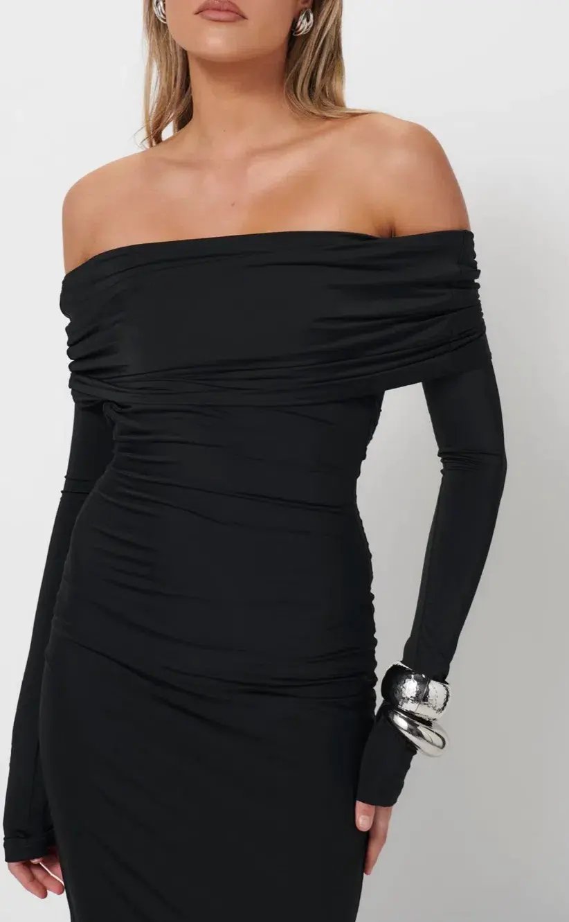 Effie Kats The Gwen Gown in Black Size 10 photo 5