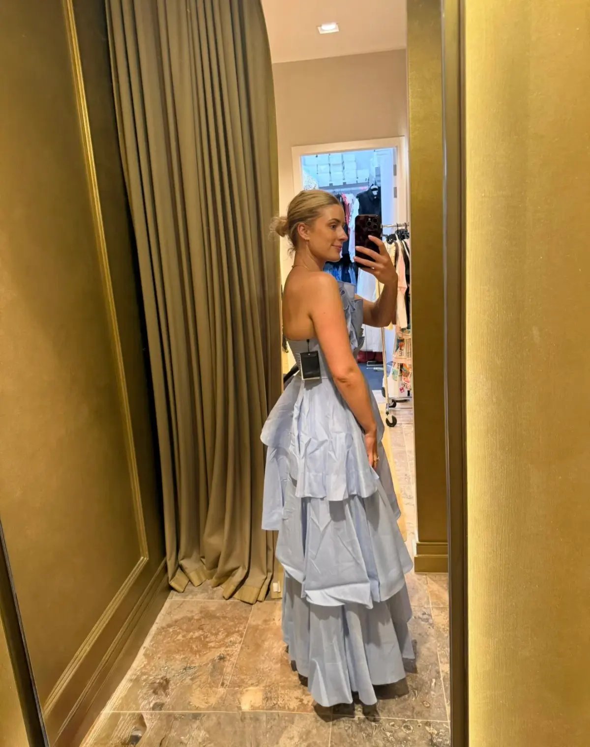 AJE | Selestia Gown | Pale Blue | Size 8 photo 5