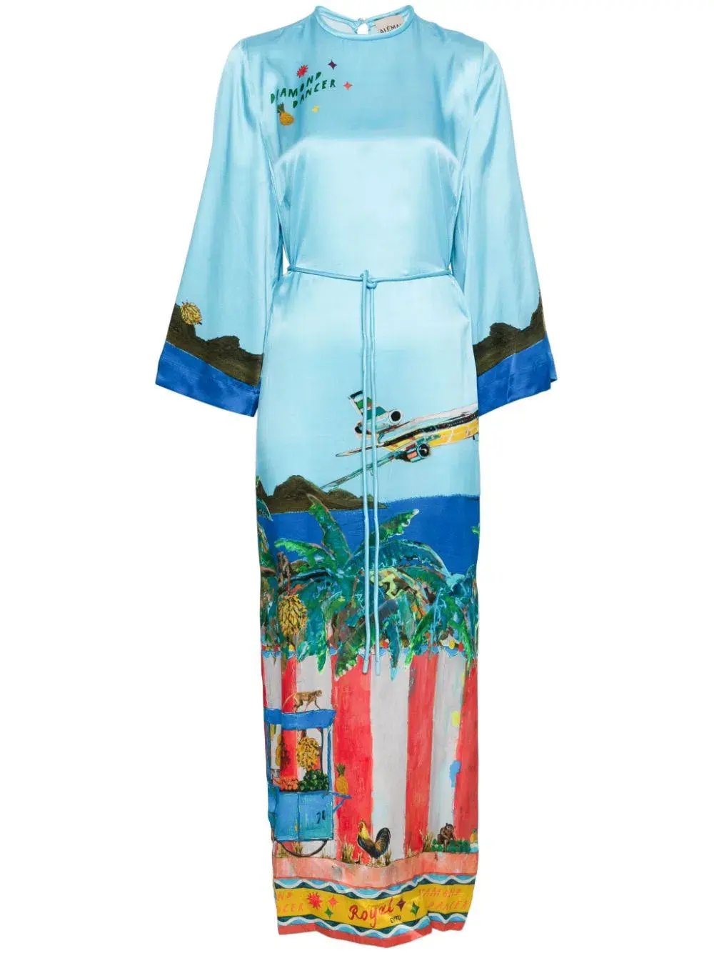 Alemais All Aboard Midi Dress Multi Size 10 photo 4