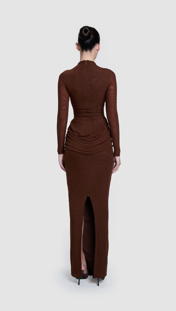 ALUYA MESH MAXI BY BBXBRAND BROWN photo 5
