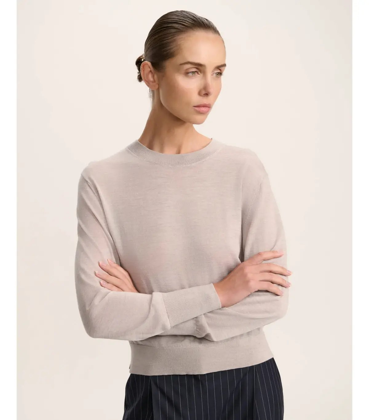 Saba Franka Crew Knit in Mink Size S / AU 10 photo 3