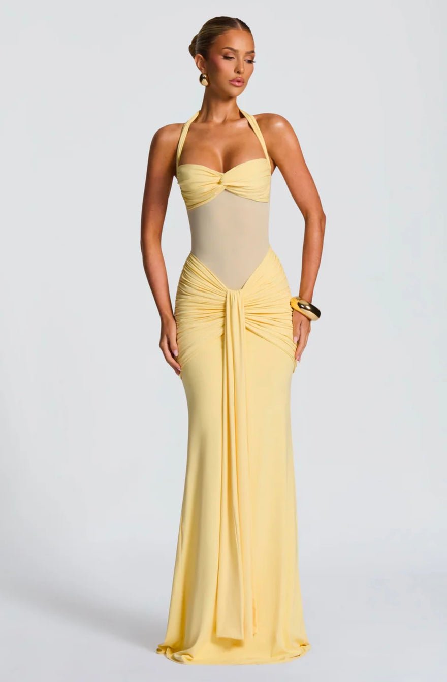 Babyboo Vixen Maxi Dress Lemon photo 4