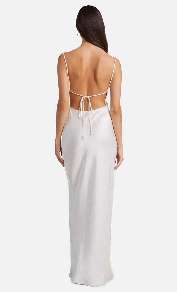 Bec & Bridge The Dreamer Tie Dress Ivory Size 6 photo 4