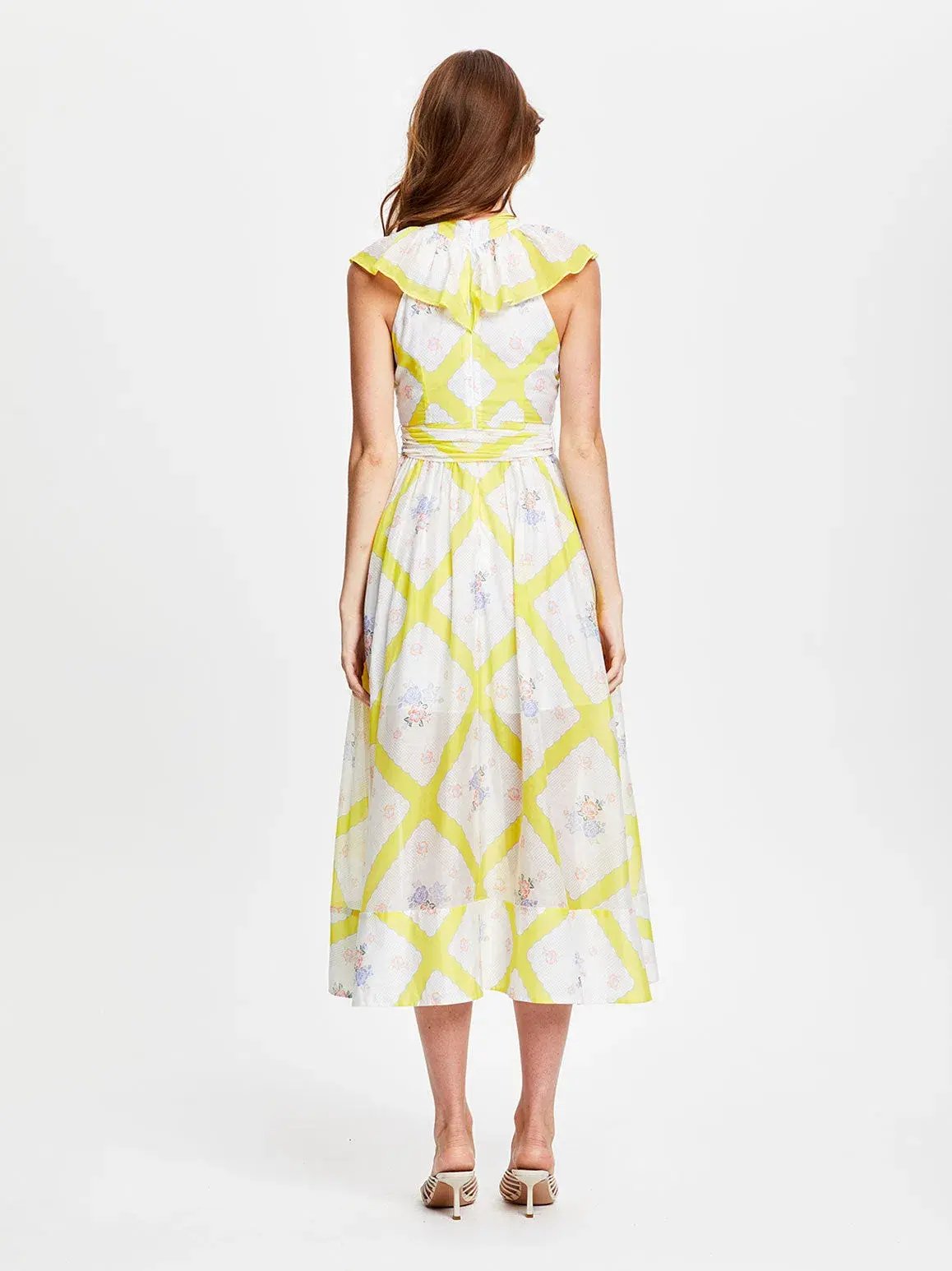 Alice McCall LA Girl Midi Dress Citrus Size 6 photo 3
