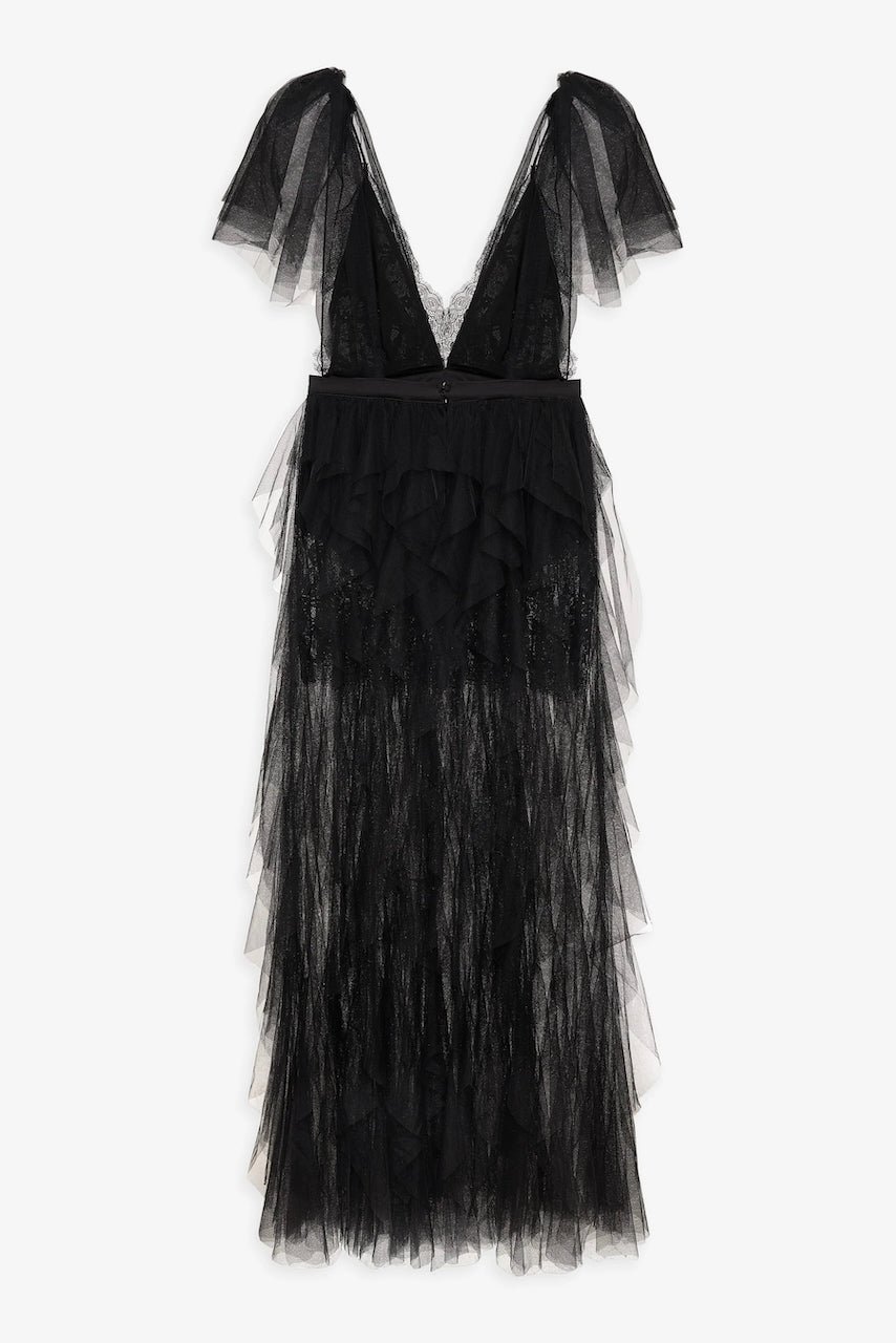 FOR LOVE & LEMONS MAXINE GOWN - BLACK photo 5