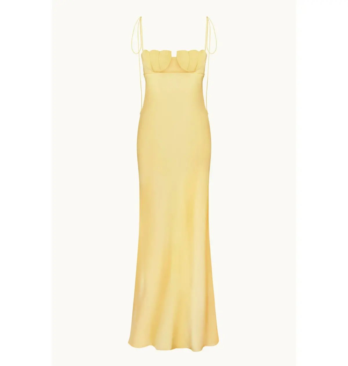 Anna October Tulip Maxi Dress Yellow Size AU 8 photo 4