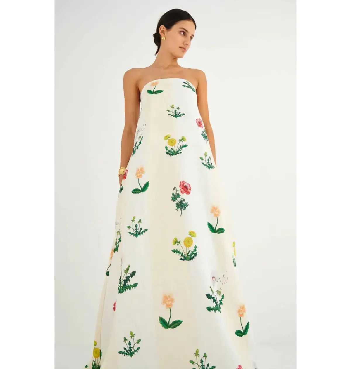 Oroton  Rosebud Gown in Antique White Size AU 12 Adrienne Cleary photo 3