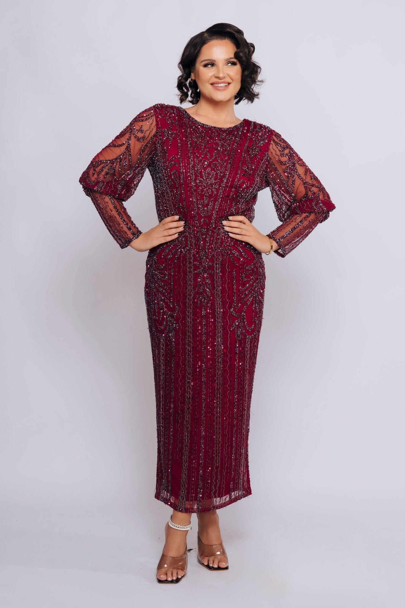 DIANA BELLE SLEEVE PLUM BY MY SECRET WARDROBE PLUM photo 3