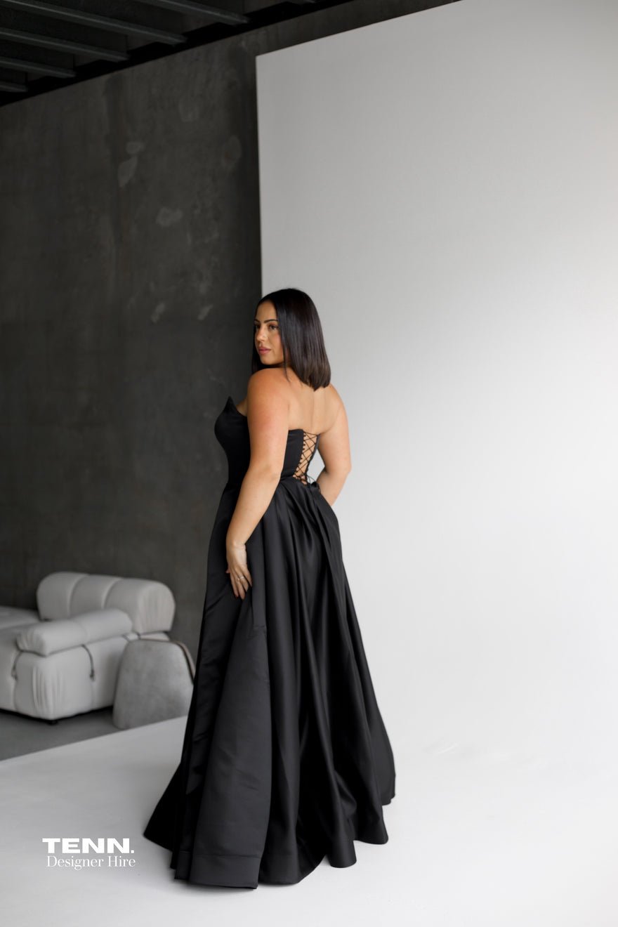 Lia Stublla Alessia Gown - Black photo 4