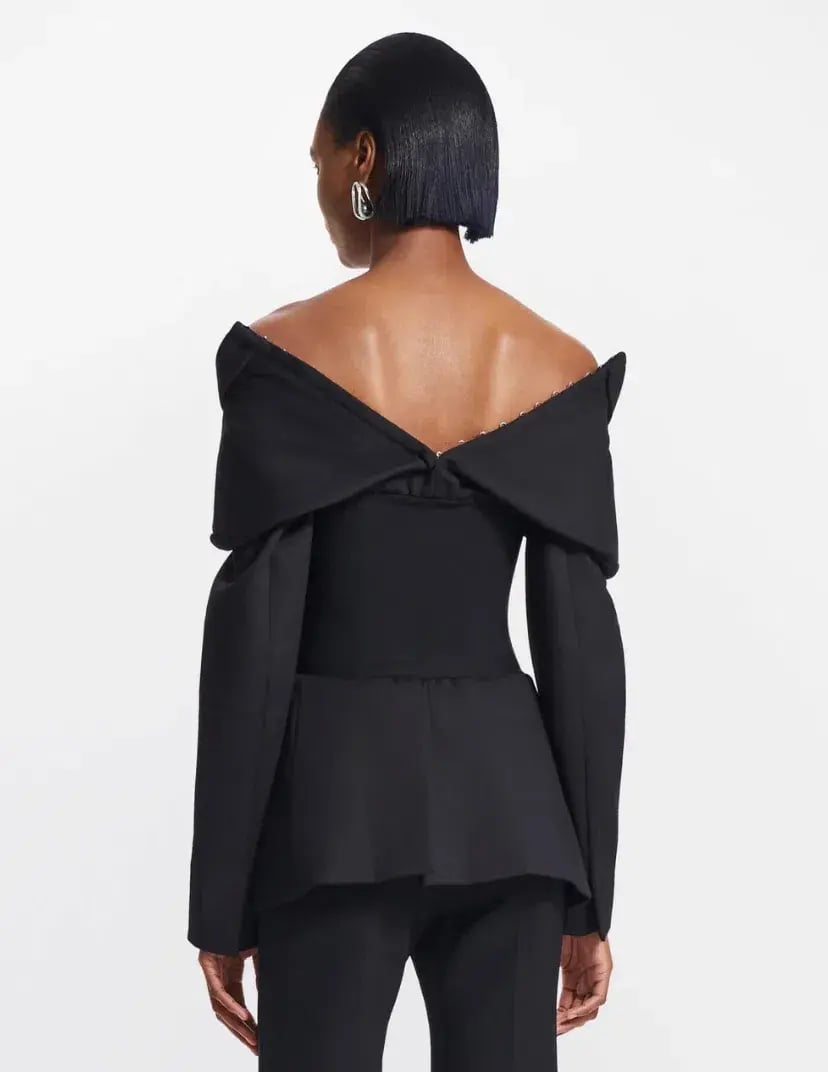 Dion Lee Hook Eye Tube Blazer Black Size 6 photo 3
