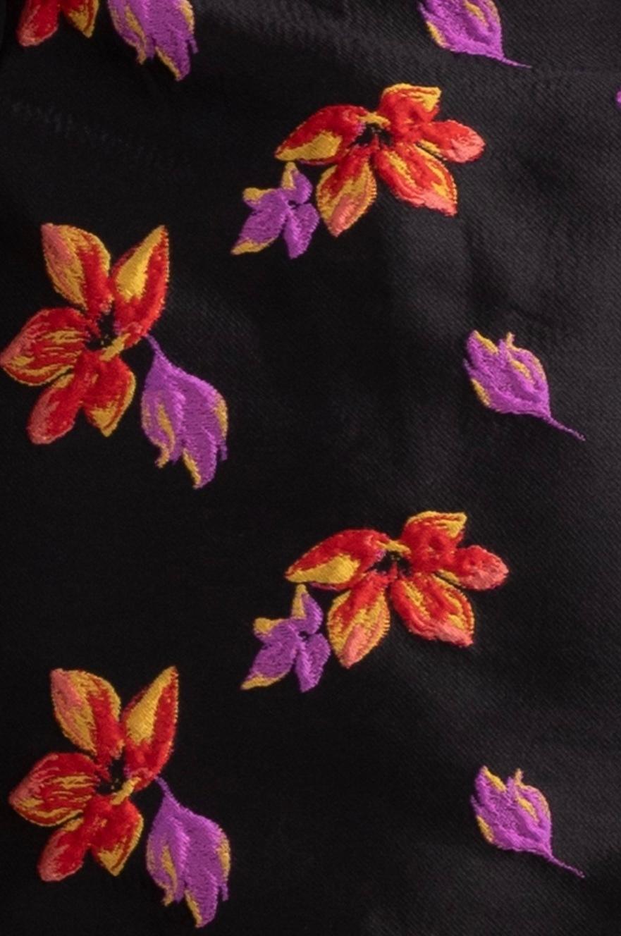 Bec & Bridge Love Crush Mini Dress Black/Floral Size 6 photo 4