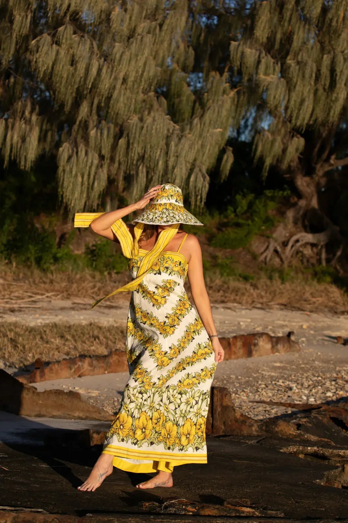 Alemais Gisela Day Dress Floral Size AU 16 photo 3