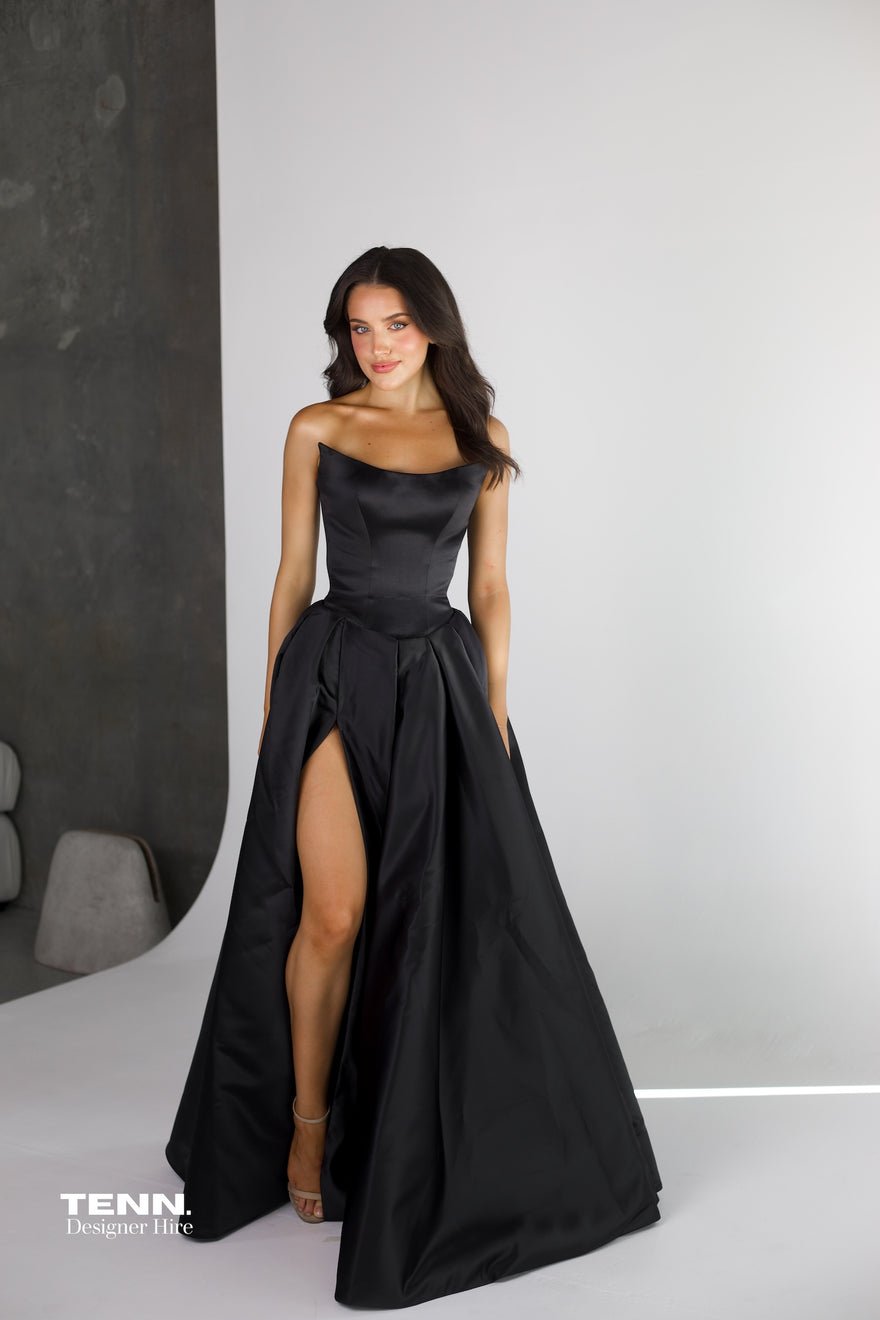 Lia Stublla x TENN Gabriella Gown - Black photo 2