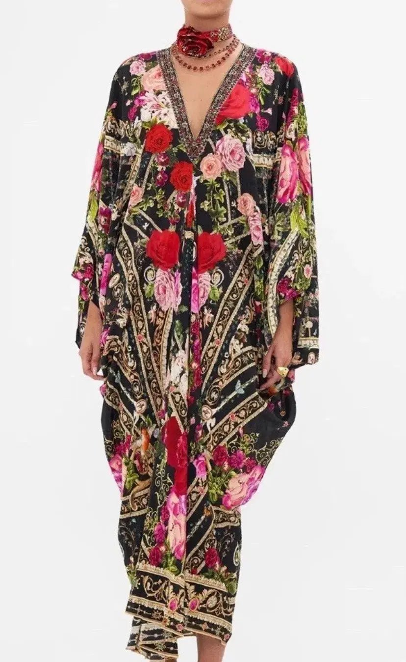 Camilla Reservation For Love T Shape Long Kaftan One Size photo 2