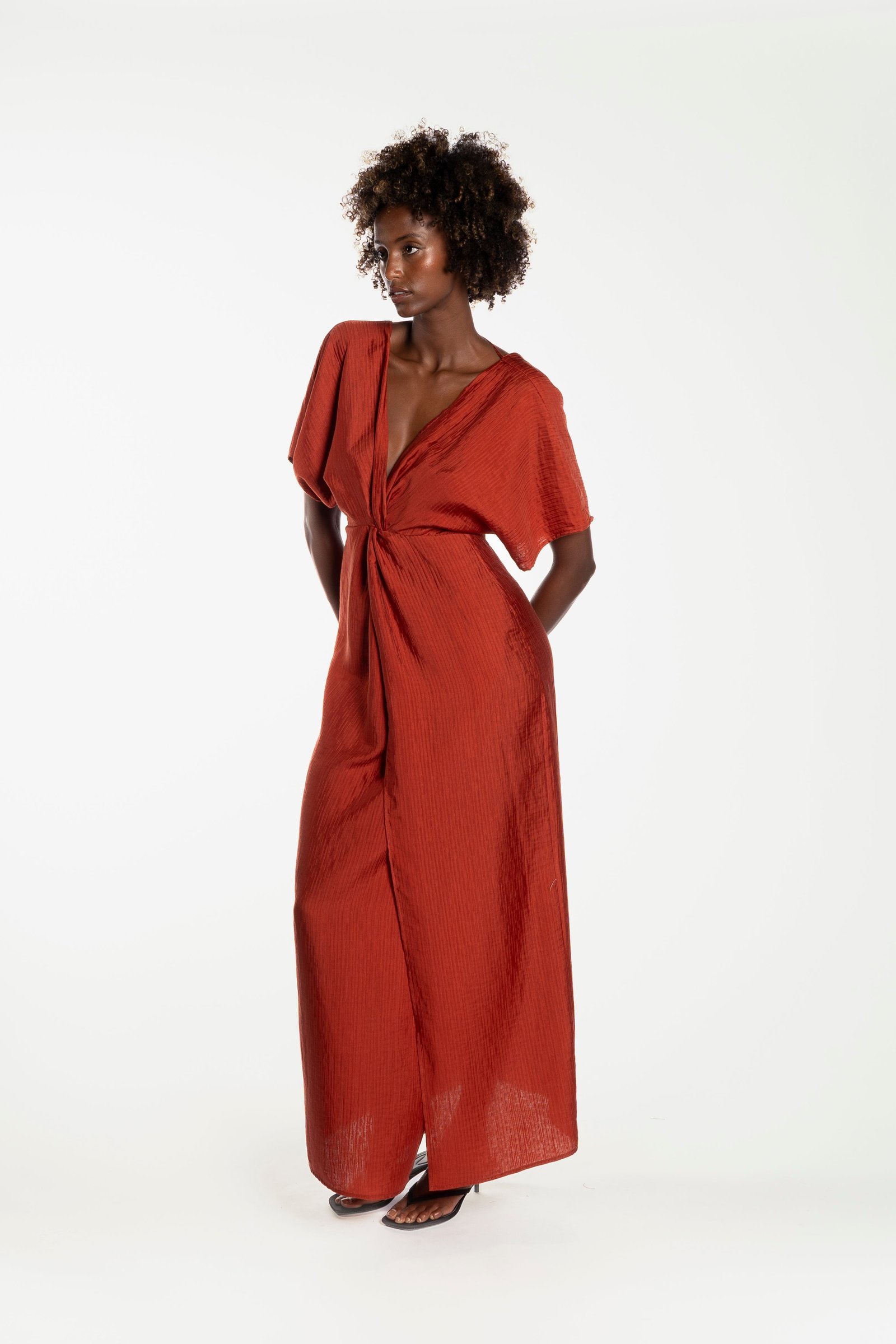 ONE FELL SWOOP PROVENCE MAXI DRESS - AMBER photo 5