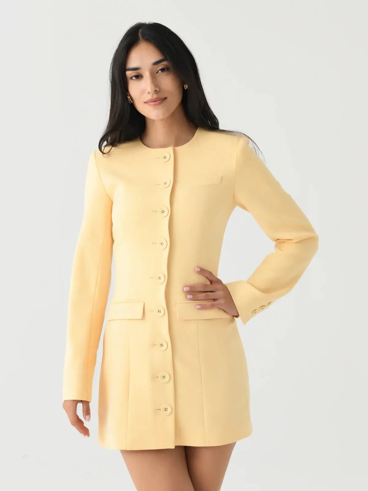 ANNA QUAN Eva Dress Butter Yellow 8 photo 3