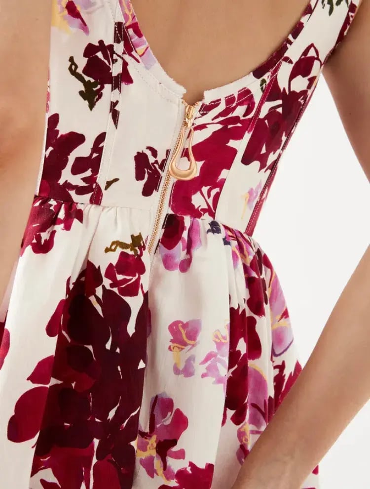 AJE Suzette Mini Dress Roses of Provence Size 16 photo 3