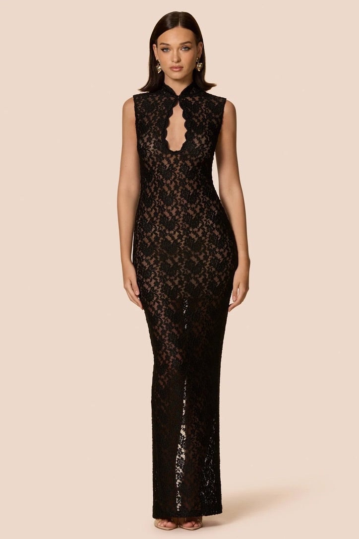 Nookie Mystique Maxi Dress - Black photo 3