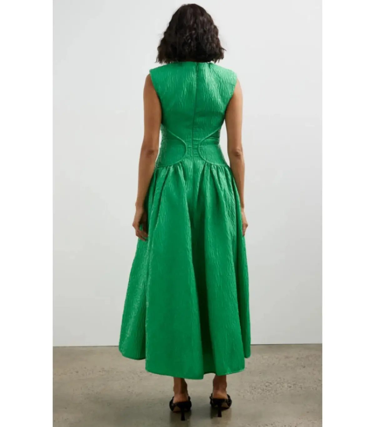 Rachel Gilbert Celia Dress in Apple Size AU 8 photo 3