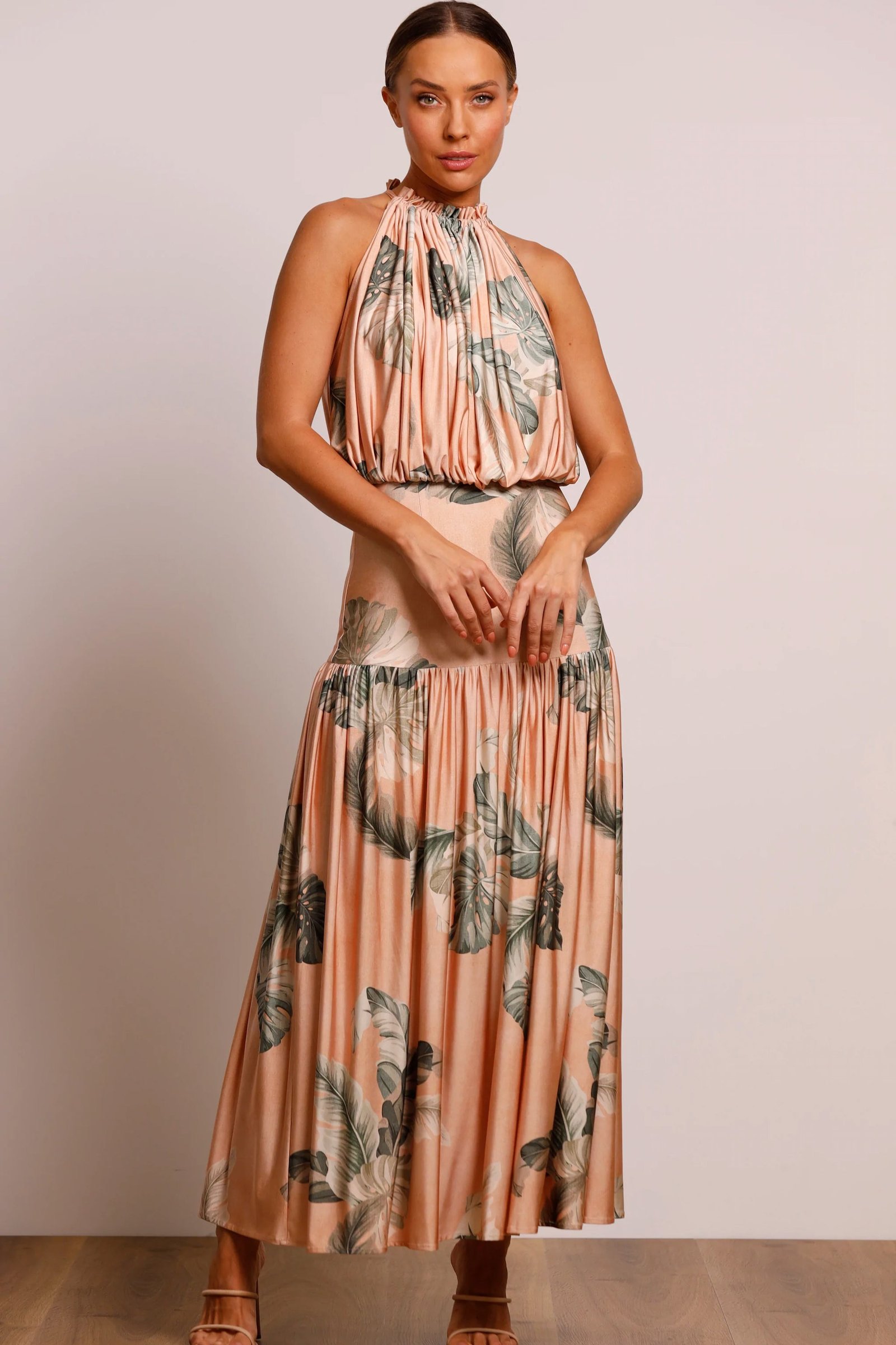 PASDUCHAS SOLSTICE HIGH MIDI DRESS - EARTH photo 2