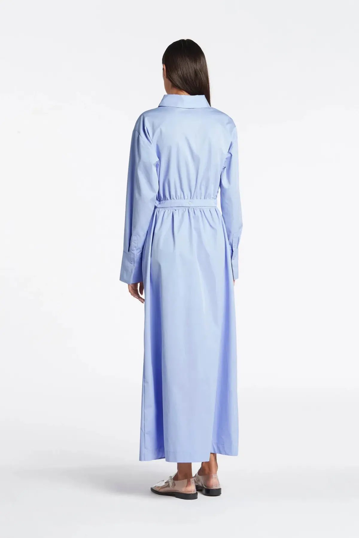 Sir the Label Ilkin Deconstructed Shirtdress Blue Size AU 8 photo 3