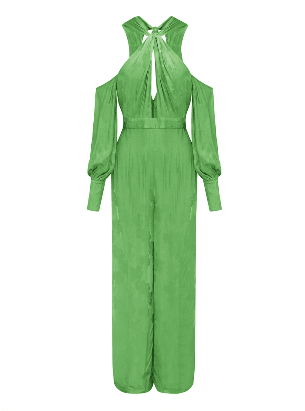 Alice McCall Green Apple Memory Lane Cold-shoulder Jumpsuit Size 4 photo 5