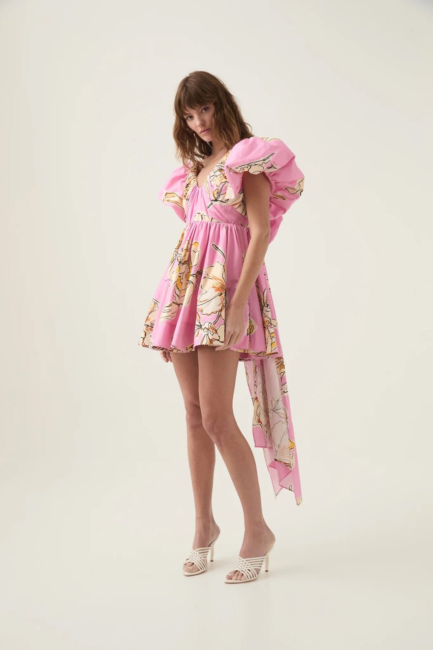 Aje Gretta Bow Back Mini Dress photo 2