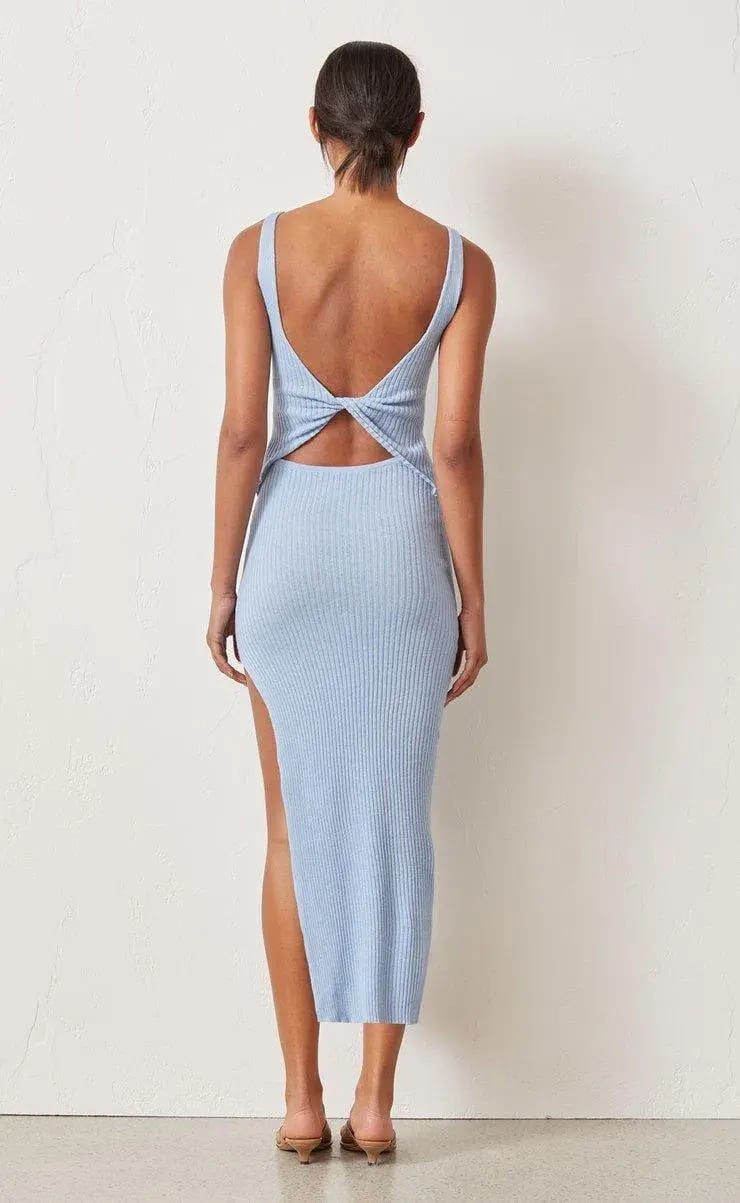 Bec & Bridge Riviera Midi Dress Blue Size 8 photo 3