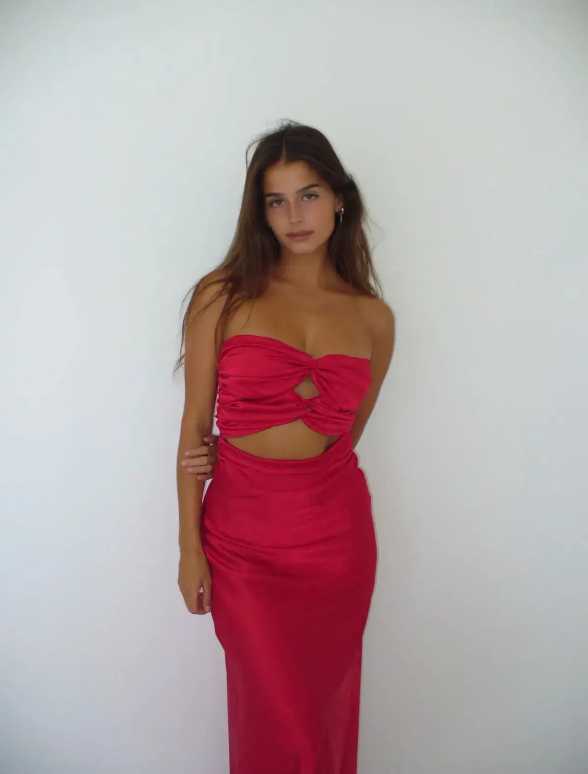 HNTR the Label Inka Gown Wine Size XS / AU 6 photo 4