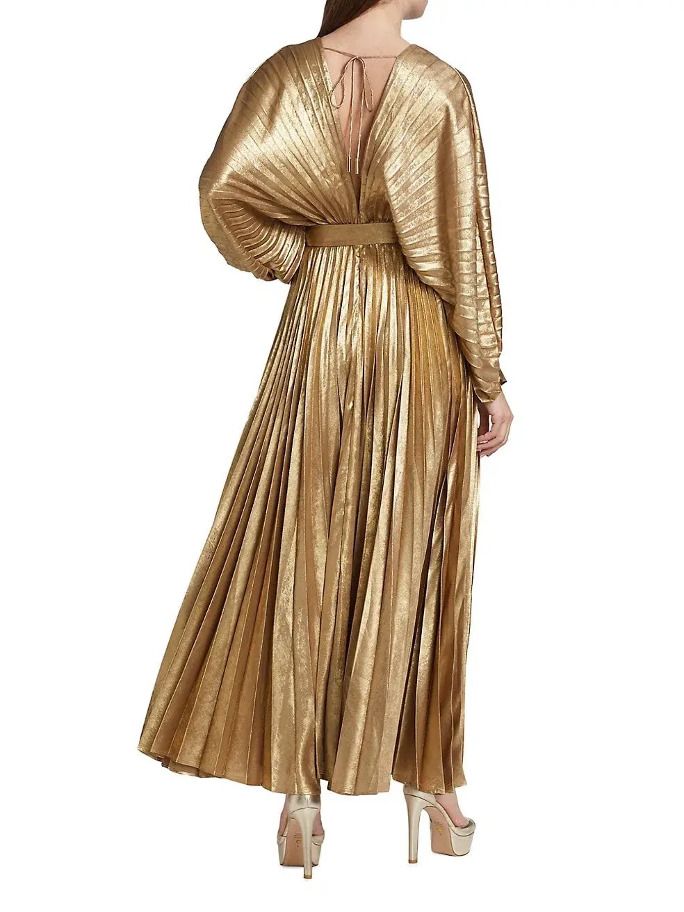 Acler Westover Dress Gold Size 8 photo 3