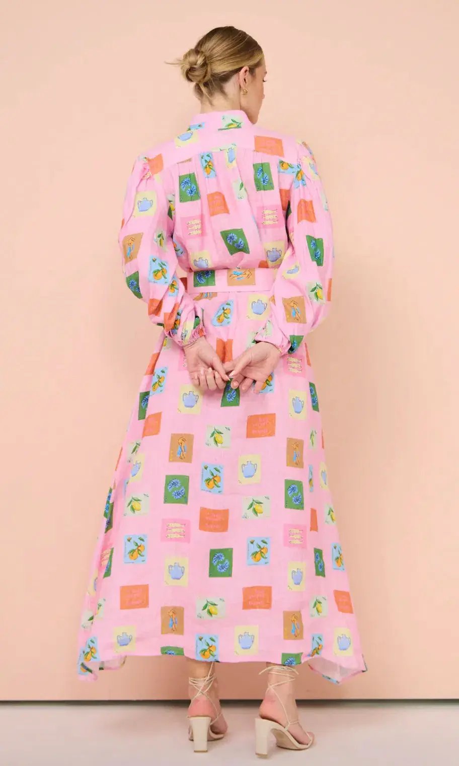 Palm Noosa Noddy Dress Pink Emblem Size 10 photo 3