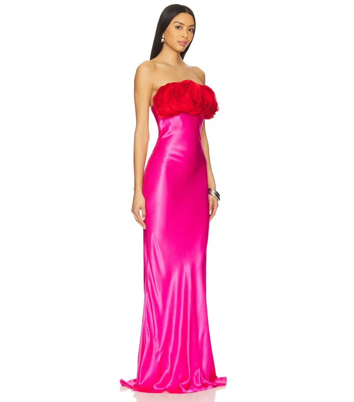 Rachel Gilbert Fiorella Gown Pink Size AU 8 photo 2