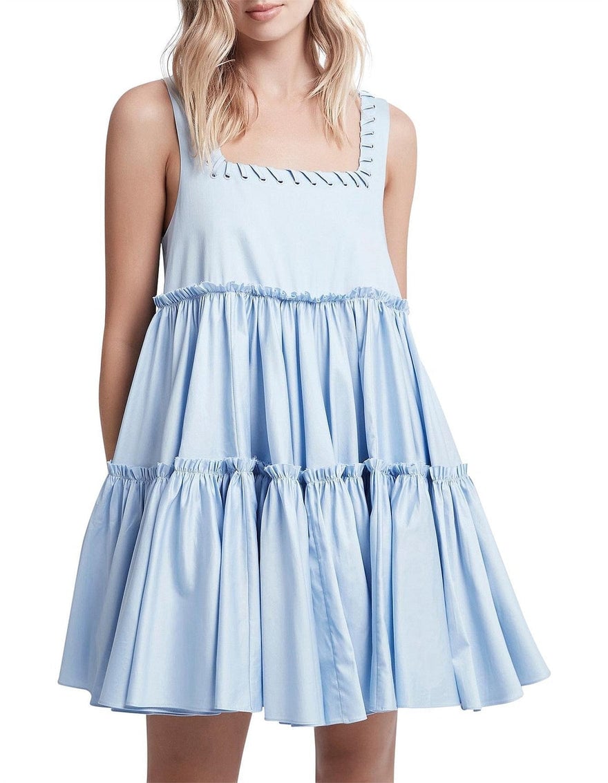 Aje Hushed Mini Dress Sky photo 3