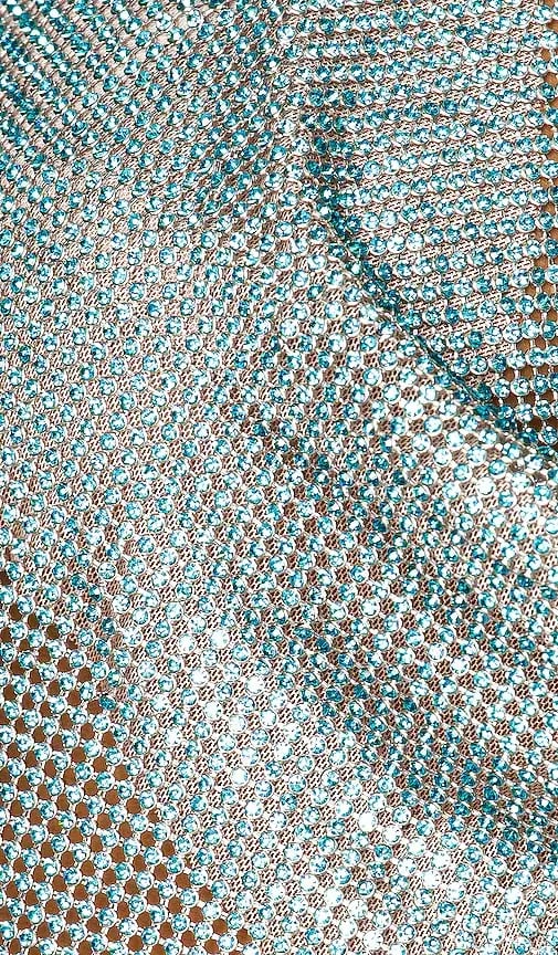Poster Girl The Dawn Skirt in Cerulean Blue Crystal Size 8 photo 6