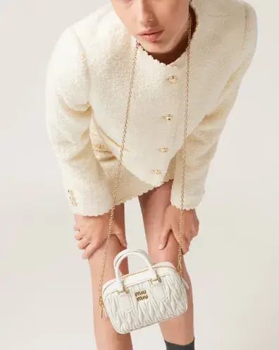 Miu Miu Arcadie Matelassé nappa leather mini-bag photo 2